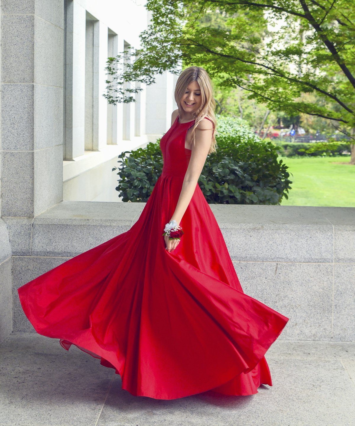 Robe satin Aya